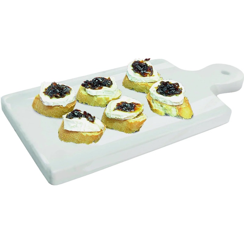 Nerthus White Porcelain Snack Tray