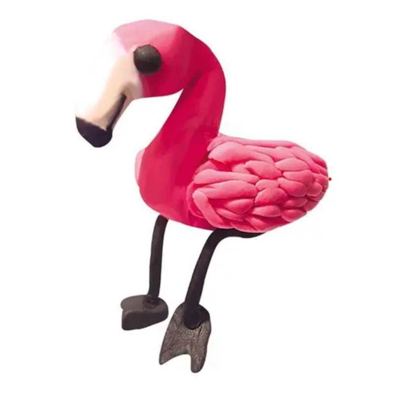 Plasticine Flamingo Modelling Kit