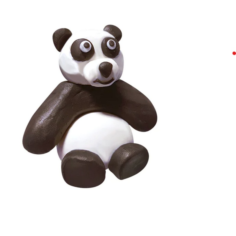 Plasticine Panda Modelling Kit
