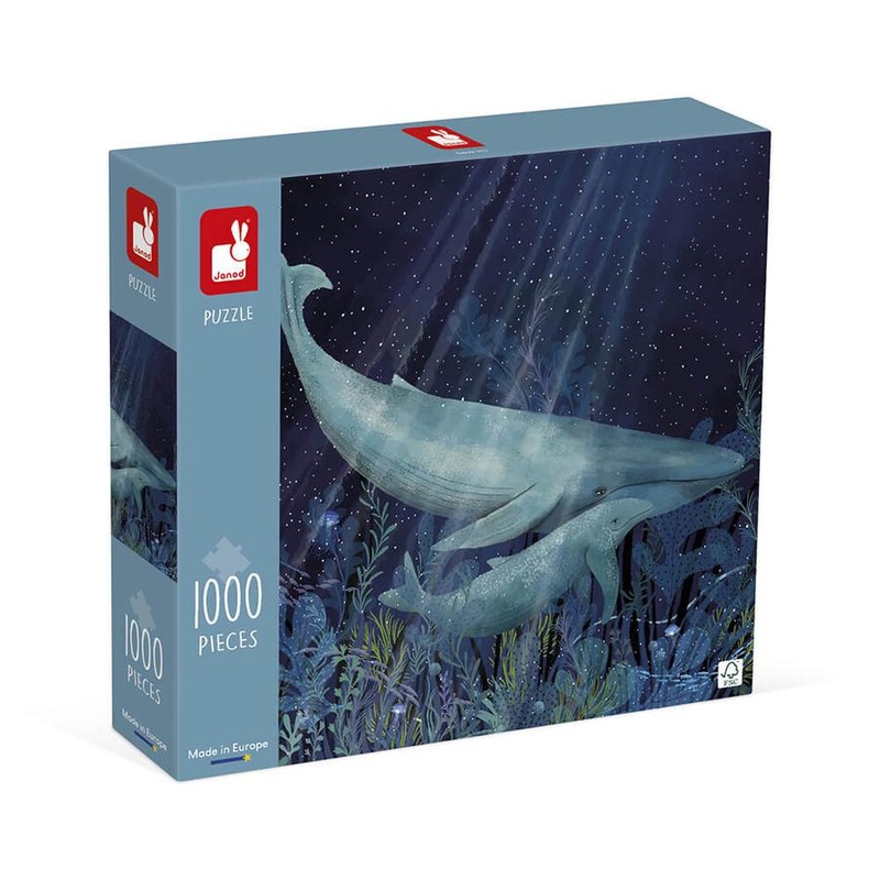 Whales in the Deep Puzzle - 1000 Pieces