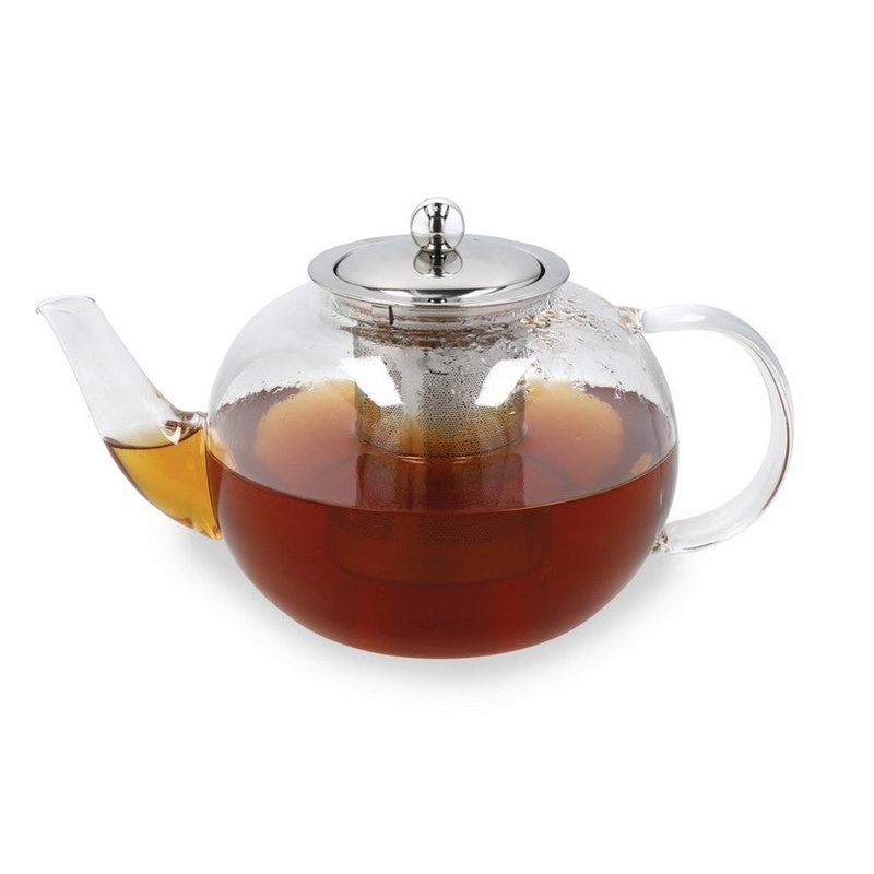 La Cafetire Glass Teapot and Stainless Steel Infuser - 1.5L