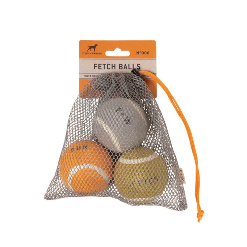 Set Of 3 Fetch Balls