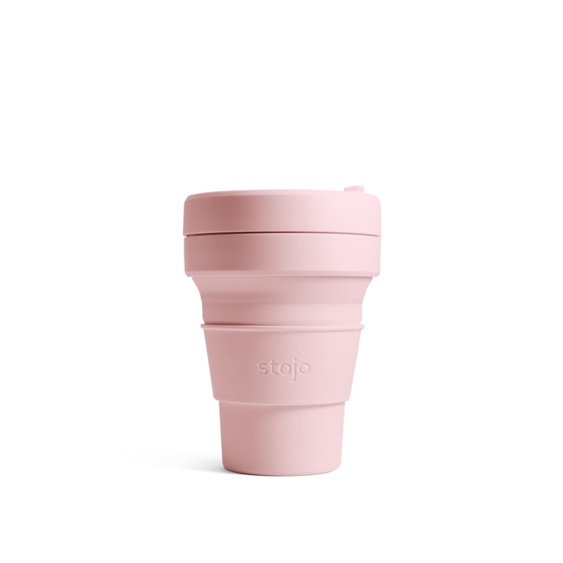 Stojo Collapsible Mug 12oz - Carnation
