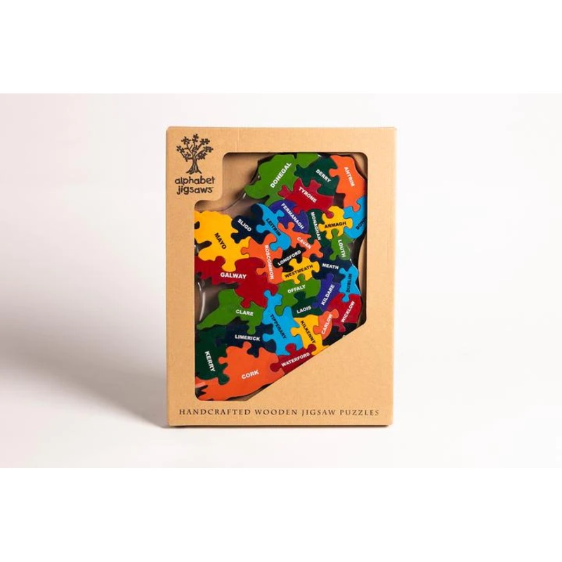 Alphabet Jigsaws Map Of Ireland