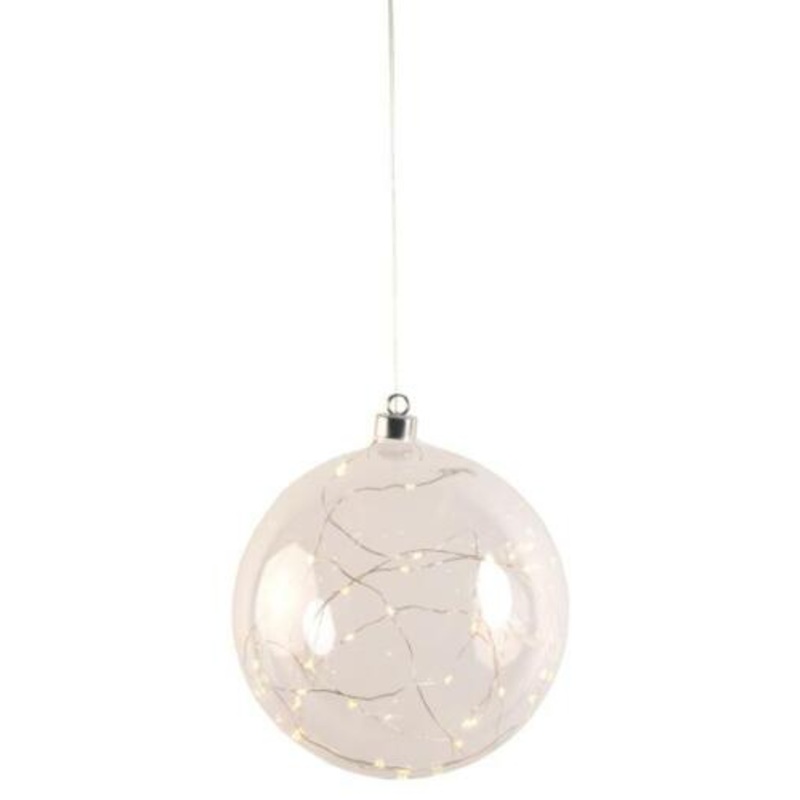 Large Glass Lightup Globe LED With Timer