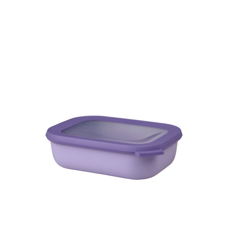 Mepal Cirqula Rectangular Multi Bowl 1000ml - Vivid Lilac
