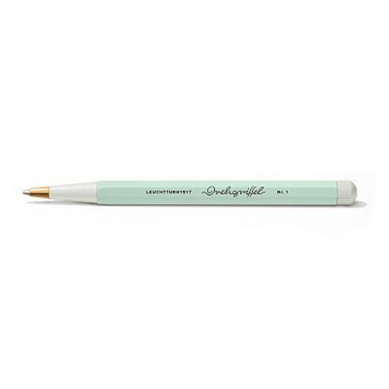 Mint Green Ballpoint Pen with Royal Blue Ink