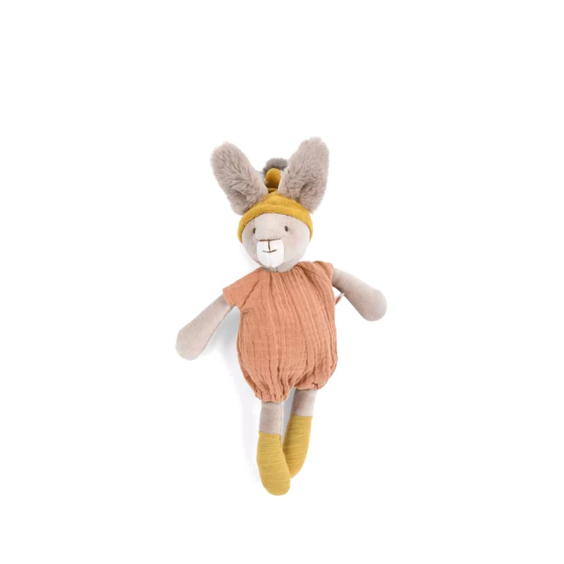 Moulin Roty Small Peach Rabbit