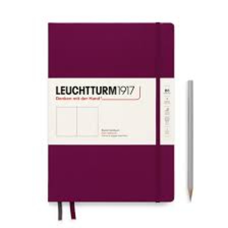 Plain Notebook - Port Red