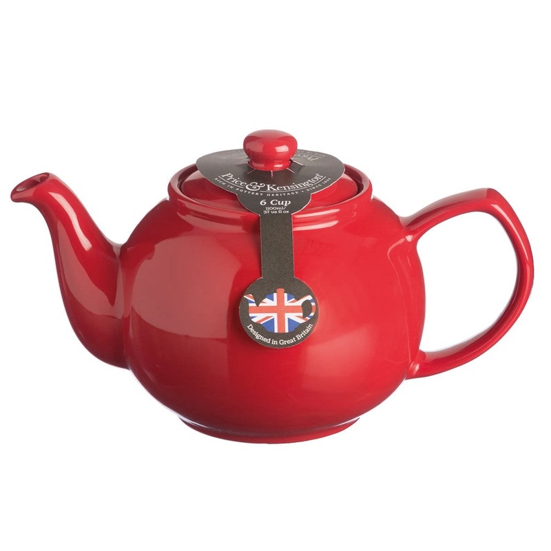 Price & Kensington Teapot - 6 Cup, Red