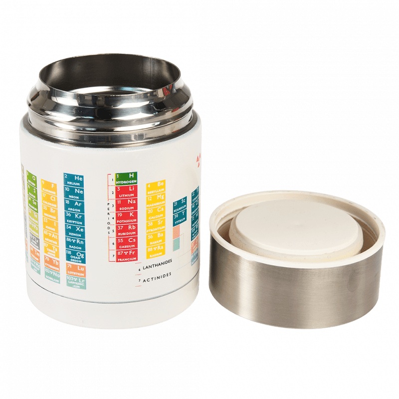 Rex 450ml Stainless Steel Food Flask - Periodic Table