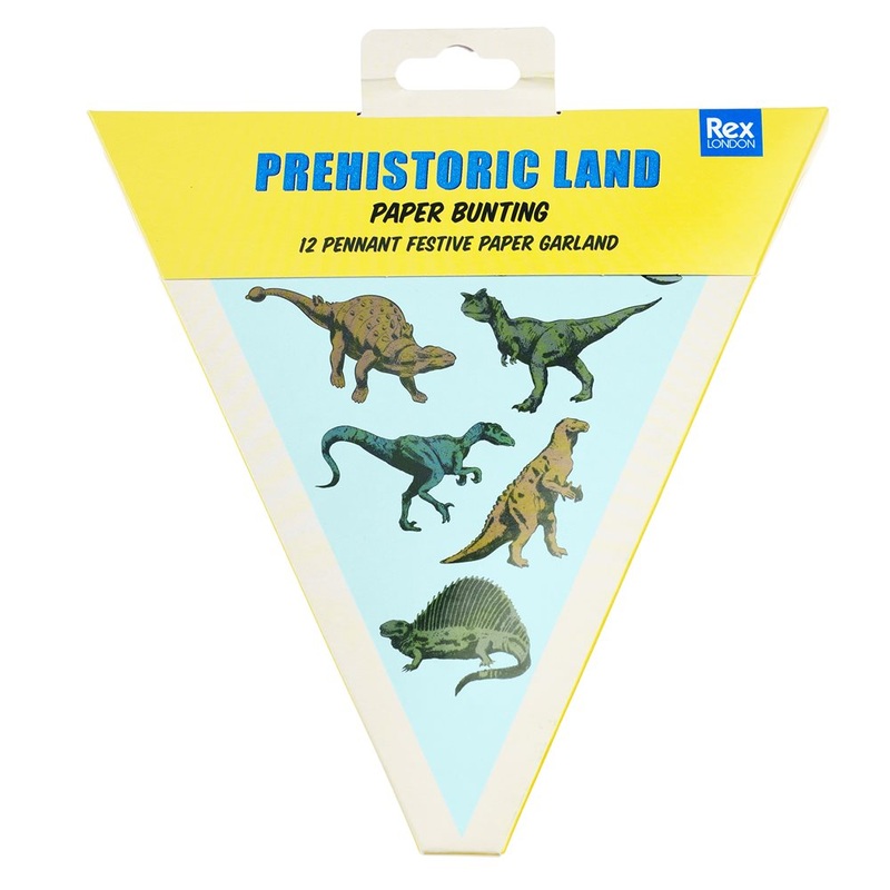 Rex Paper Bunting Decorations - Prehistoric Land