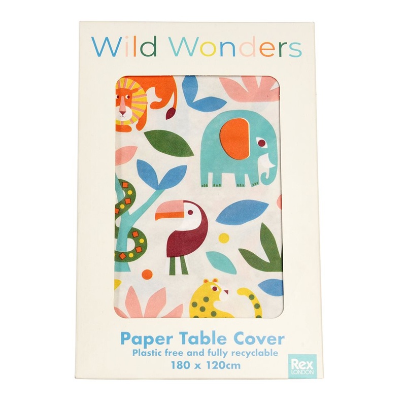 Rex Paper Table Cover - Wild Wonders