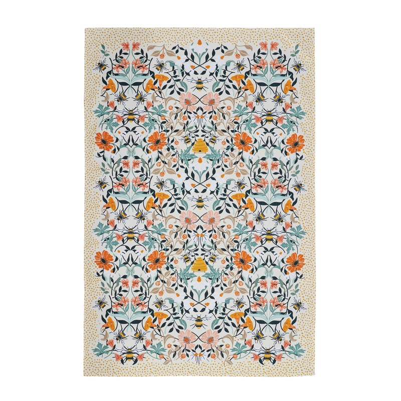 Ulster Weavers Cotton Tea Towel - Bee Bloom