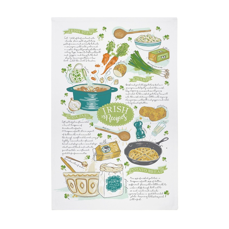 Ulster Weavers Cotton Tea Towel -  Irish Recipes