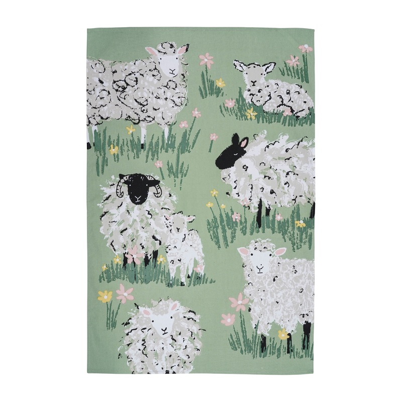 Ulster Weavers Cotton Tea Towel - Woolly Sheep