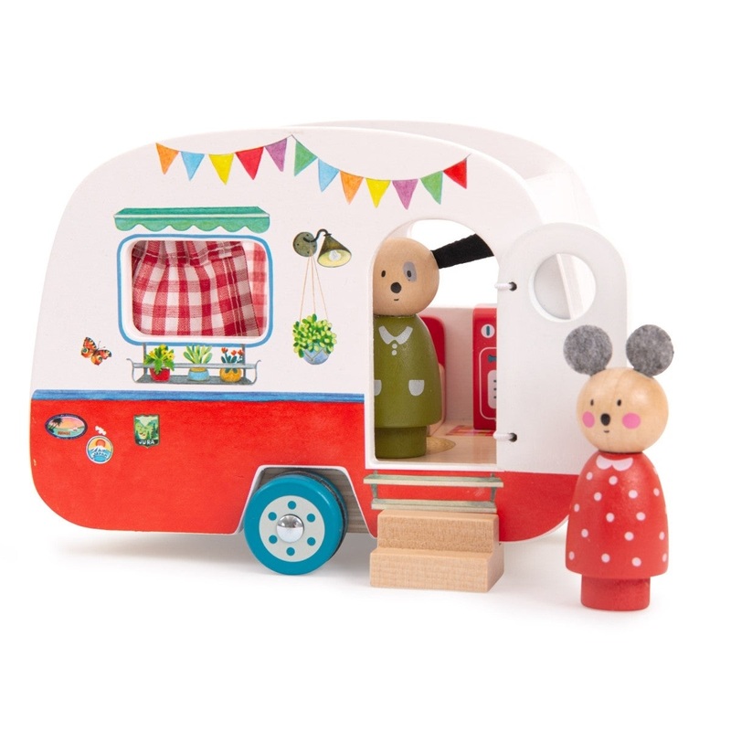 Wooden Toy Caravan