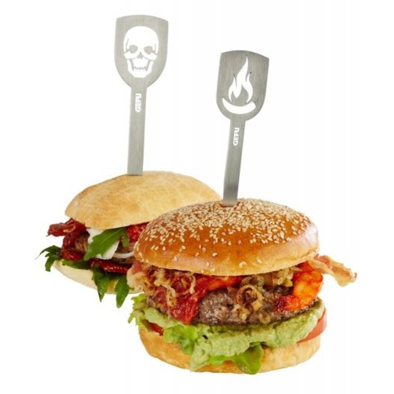 Gefu Hamburger Skewers -  Head & Flame