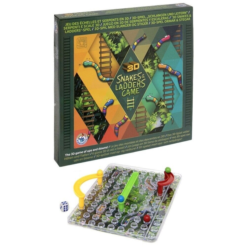 3D Snakes And Ladders Game