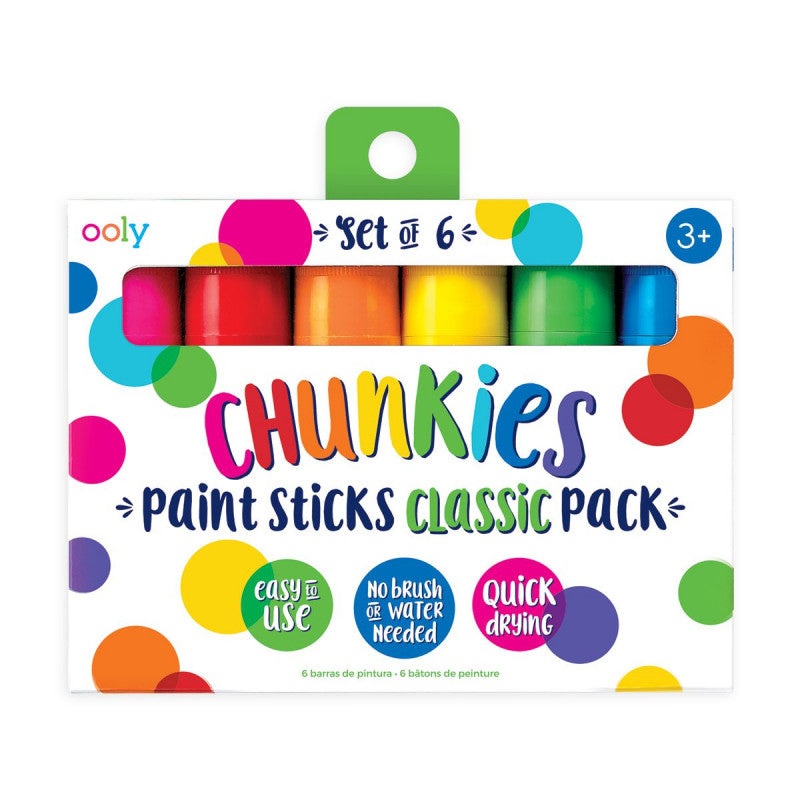 Chunkies Paint Sticks - Set of 6 - Classic