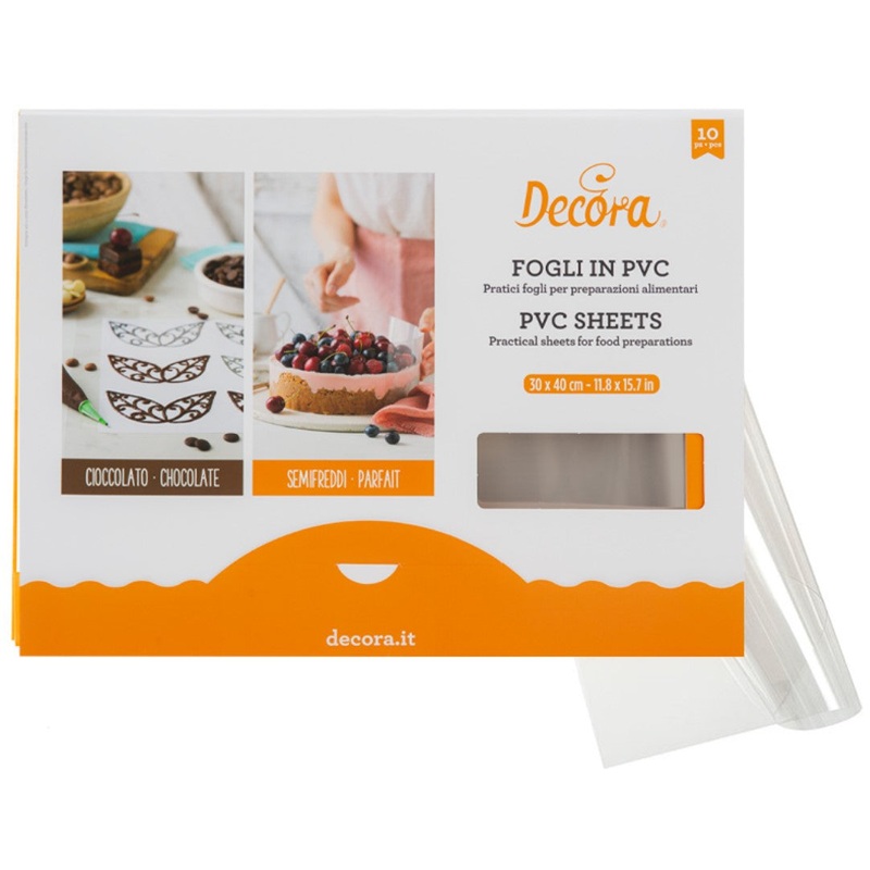Decora Food Pvc Sheets 40 x 60cm