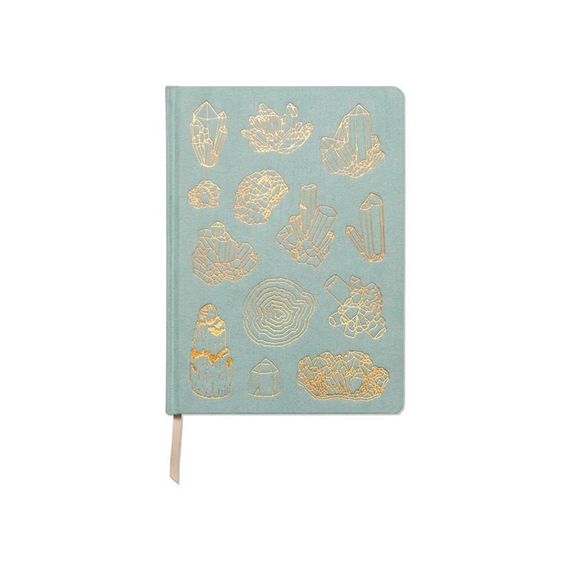 Designworks Blue Vegan Jumbo Journal - Minerology