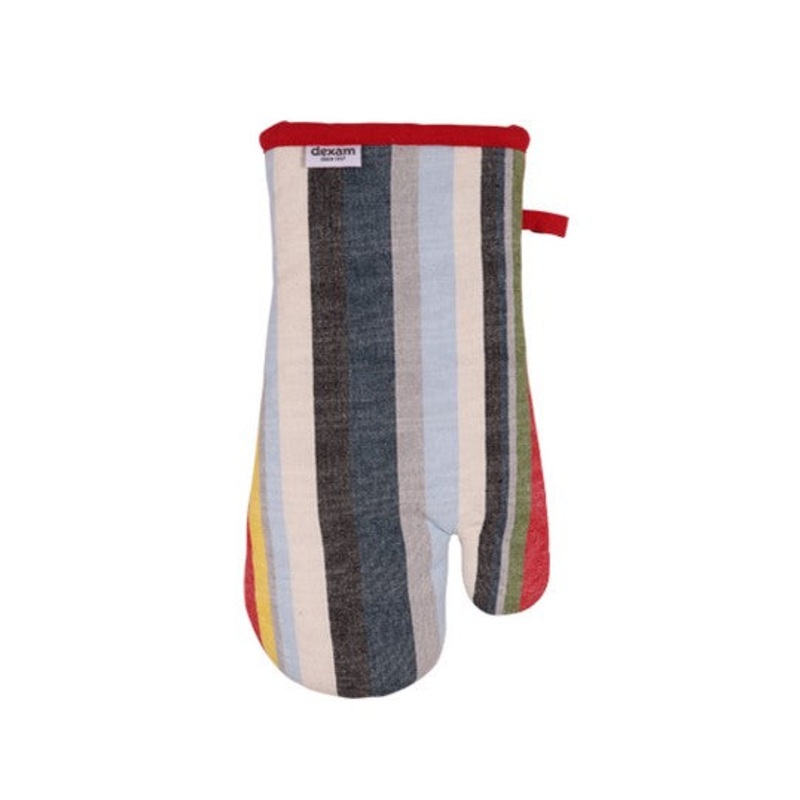 Dexam Recycled Cotton Striped Gauntlet - Red