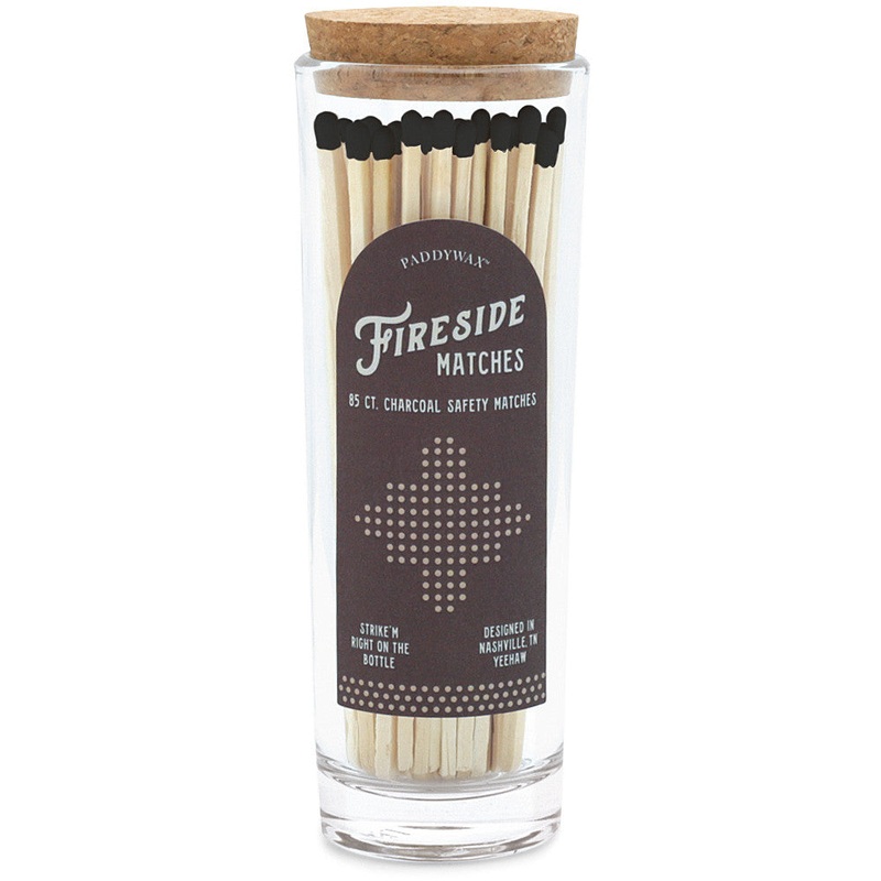 Fireside Safety Matches (13cm Tall) - Charcoal Tip