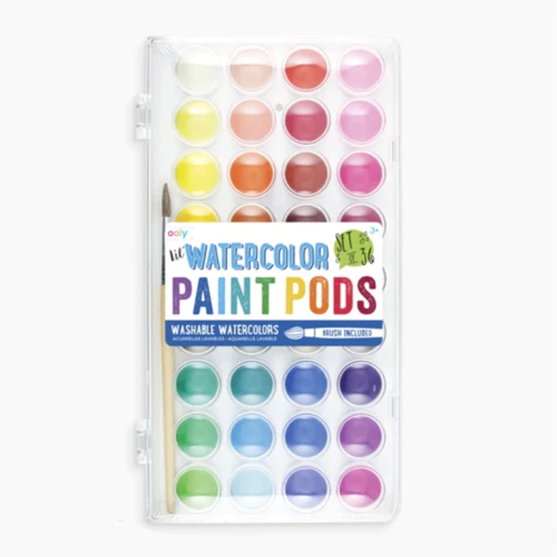 Lil' Watercolor Paint Pods - Set of 36 Colors