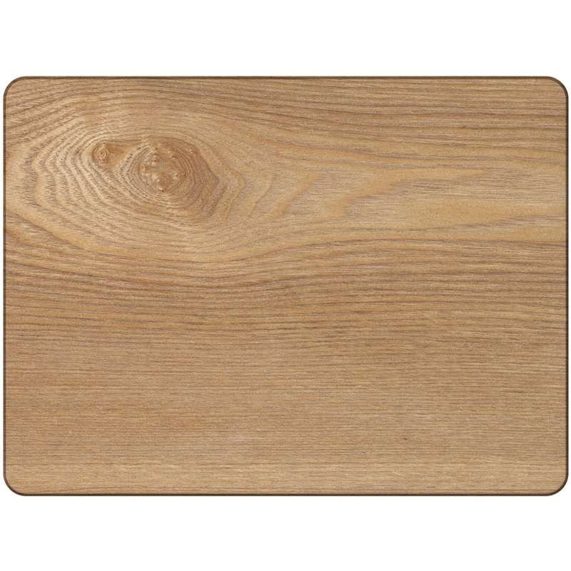 Naturals Set of 4 Placemats - Light Wood