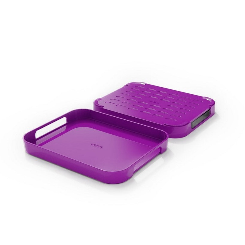 Trebonn Pile Small Tray - Purple