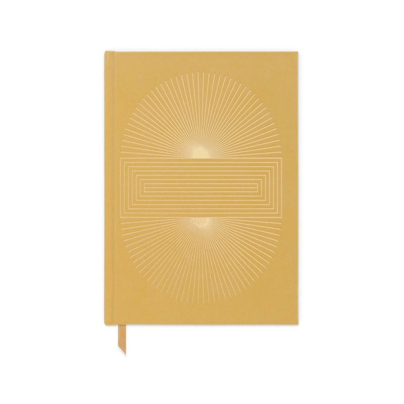 Yellow Sun Cloth Cover Book