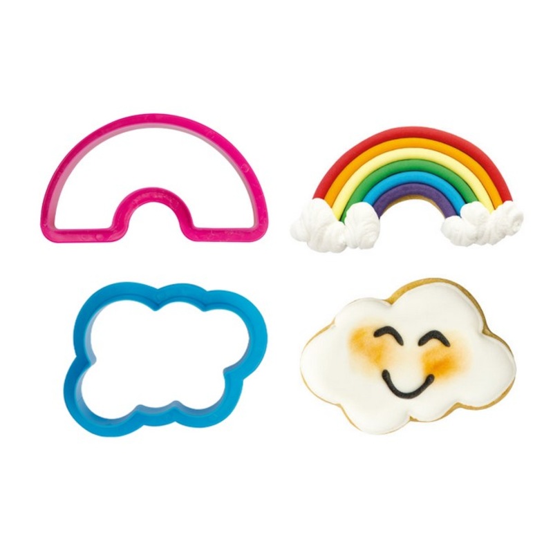 Decora Cookie Cutter Set - Rainbow and Cloud