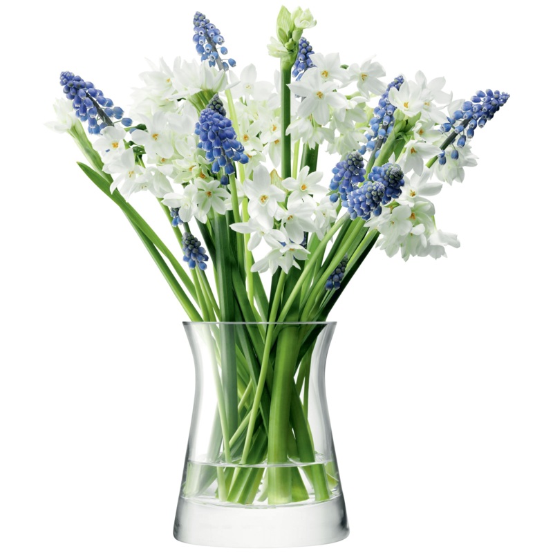 LSA Flower Garden Posy Vase - Clear (13cm)