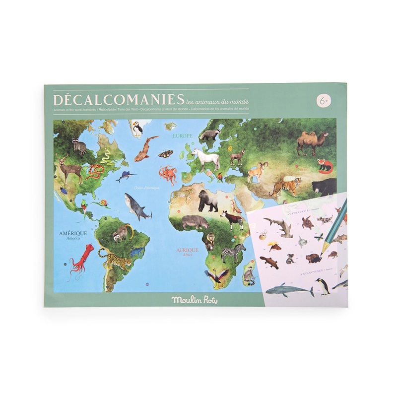 Moulin Roty World Map with Transfers