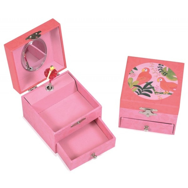 Musical Jewelry Box With Drawer