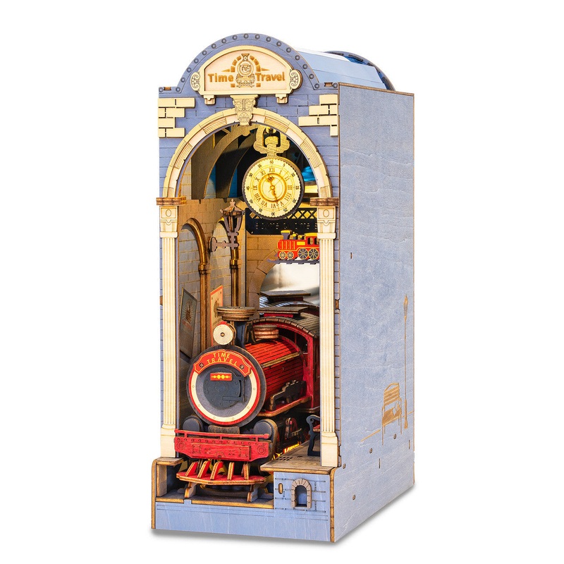 Robotime Time Travel Bookends