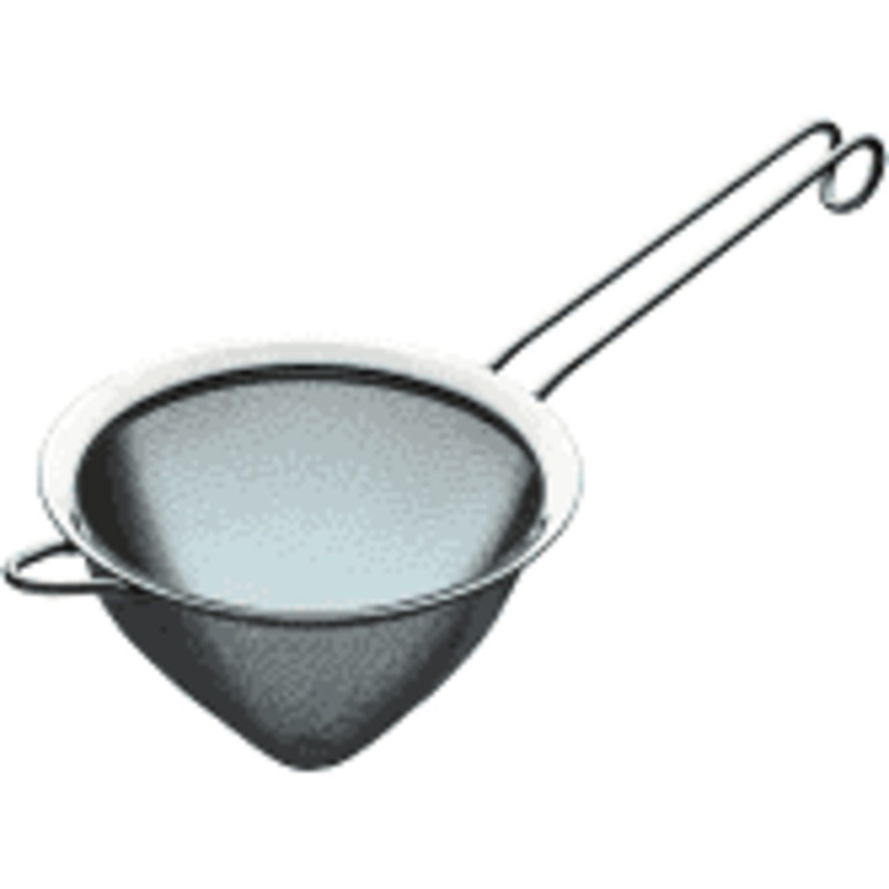 KitchenCraft Stainless Steel Fine Mesh Conical Sieve - 18cm