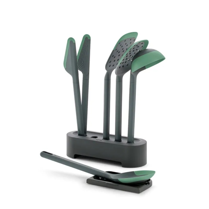 Lekue Jade Silicone Essential Cooking Tool Set