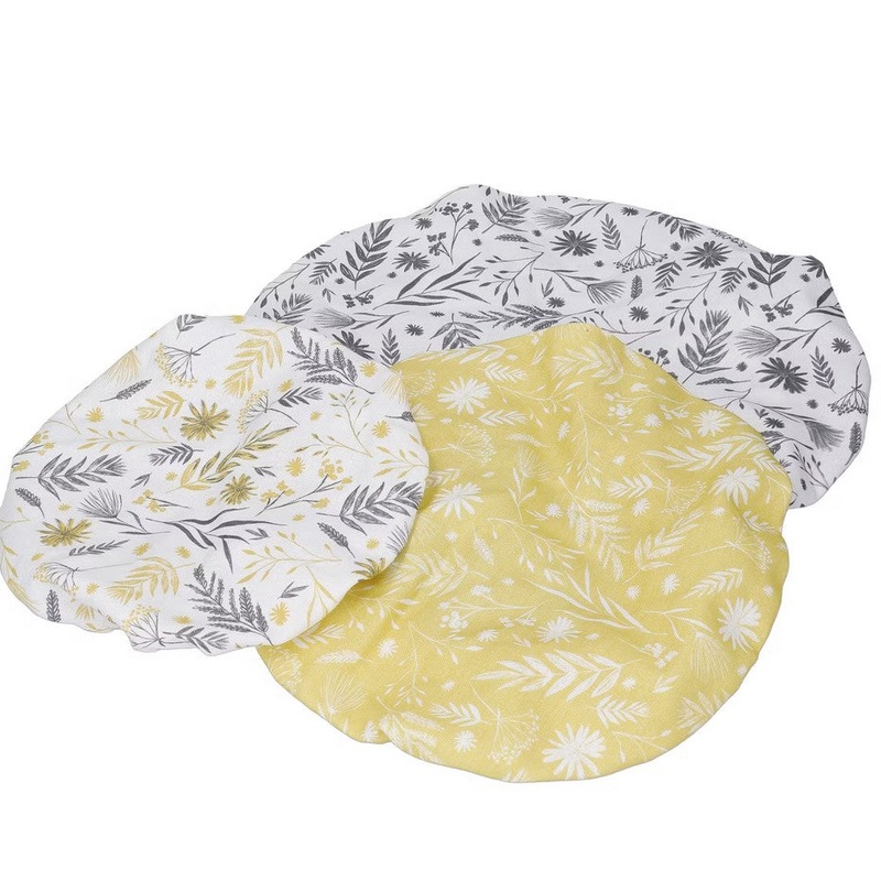 Natural Elements Organic Cotton Bowl Covers, 3-Pack