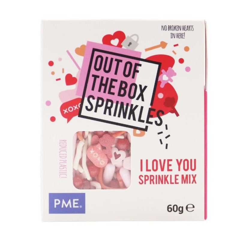 PME Out Of The Box Sprinkle Mix - I love you