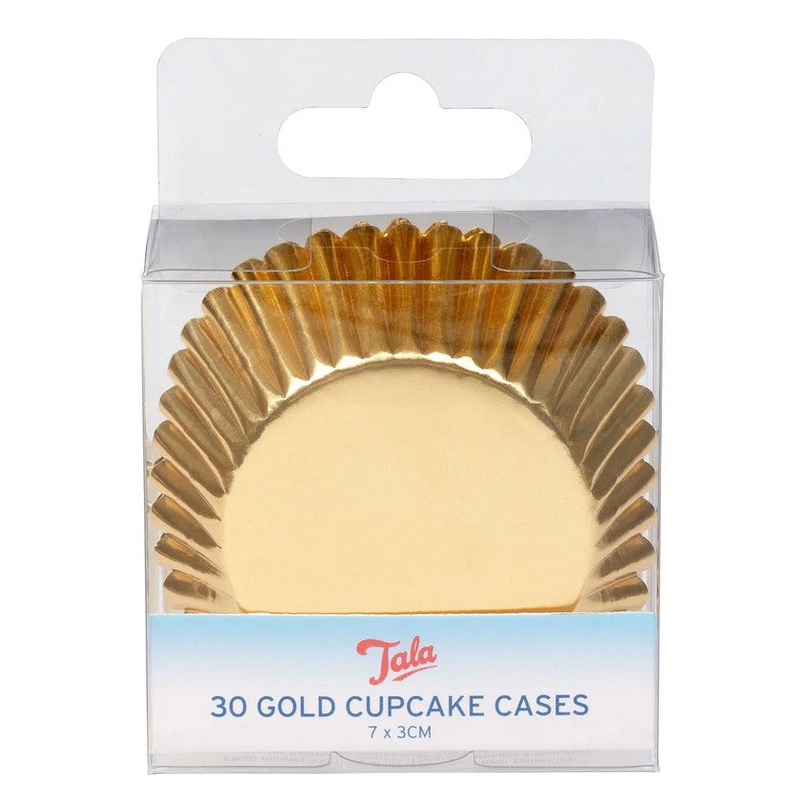 Tala Foil  Cupcake Cases - Gold