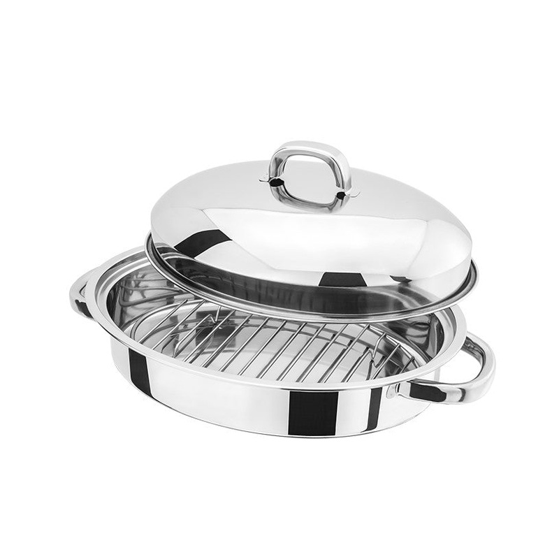 Judge Stainless Steel Oval Roaster with Rack