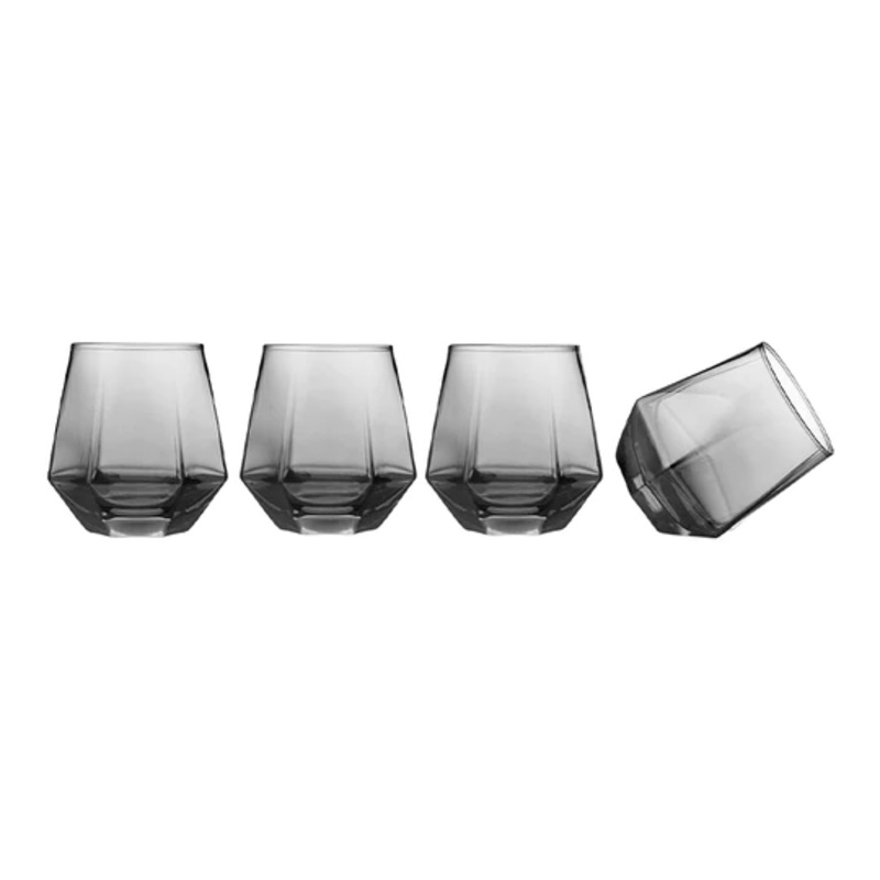 Ladelle Jaxon Tumblers - Set of 4, Clear