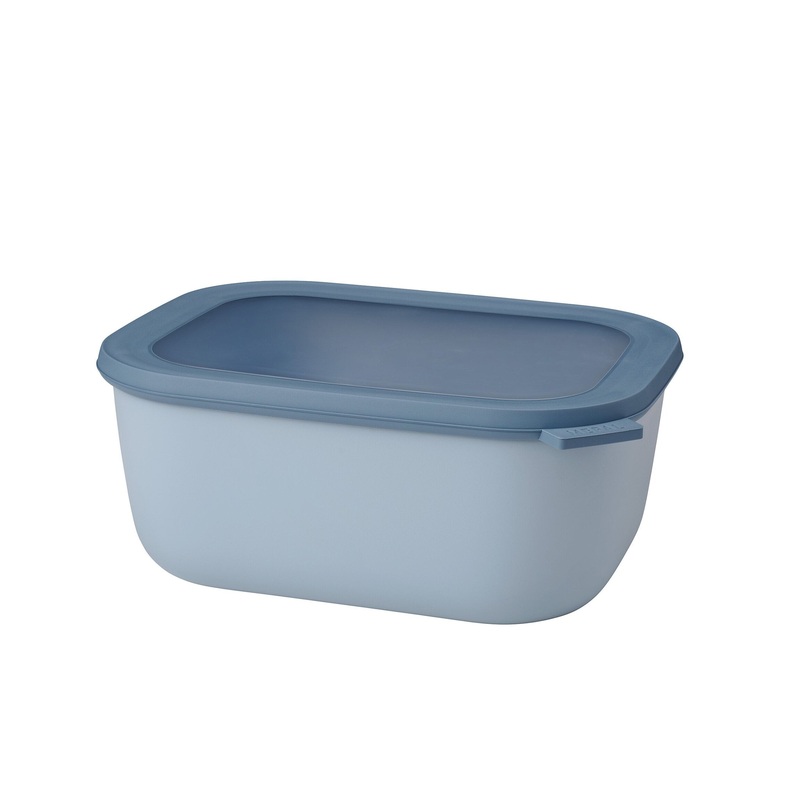 Mepal Multi Bowl Cirqula Rectangular 3000ml - Vivid Blue