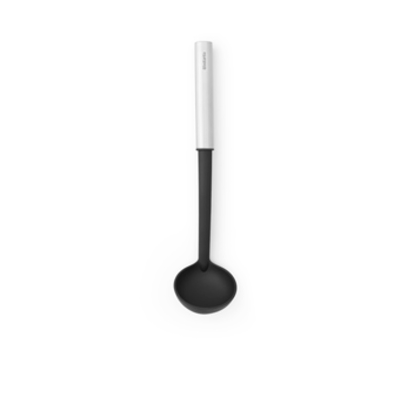 Brabantia Profile Soup Ladle, Non-Stick - Matt Steel