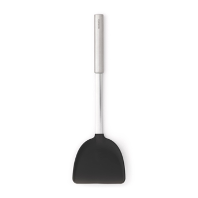 Brabantia Profile Wok Spatula, Silicone - Matt Steel