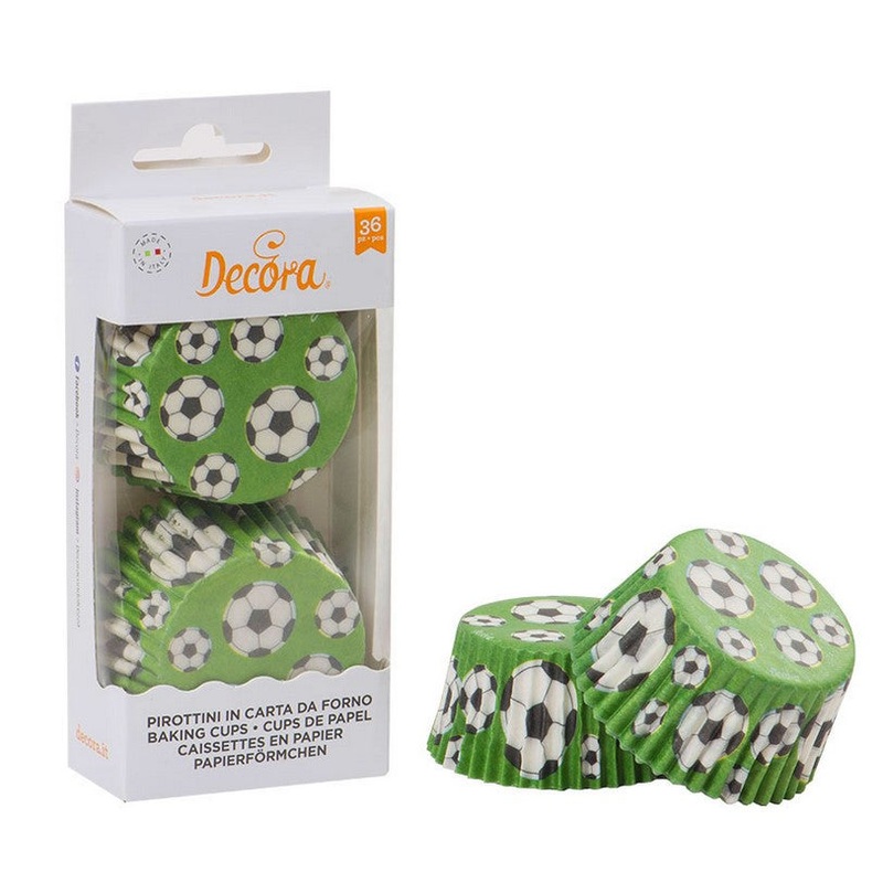 Decora Baking Cups - Football