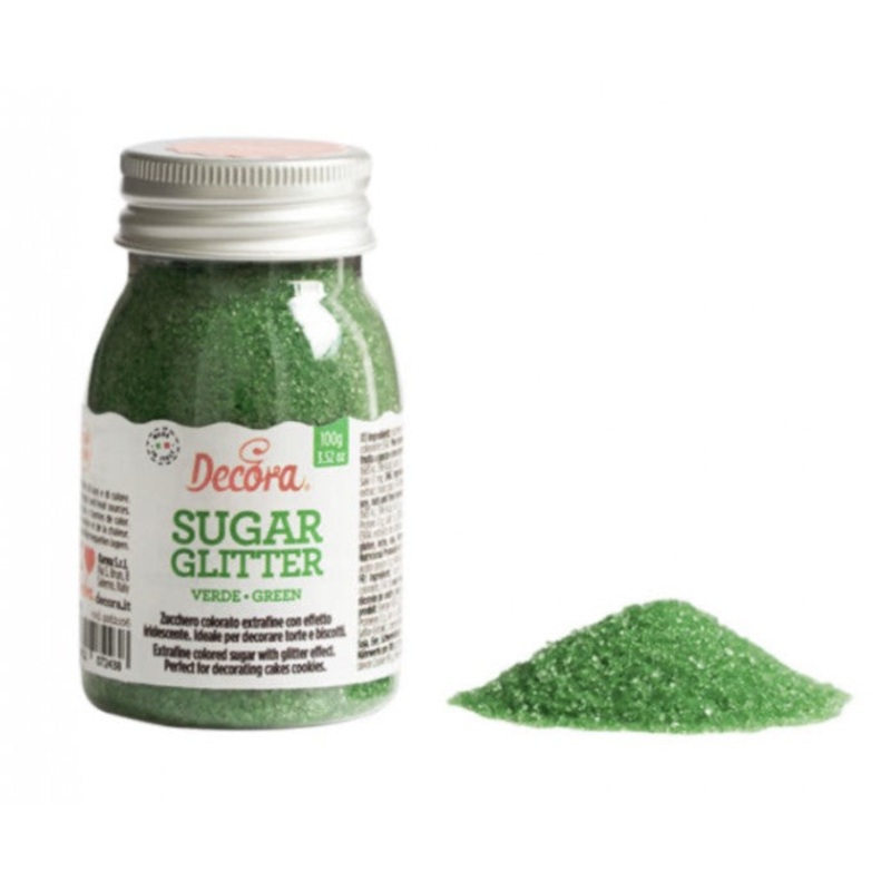 Decora Glitter Sugar - Green