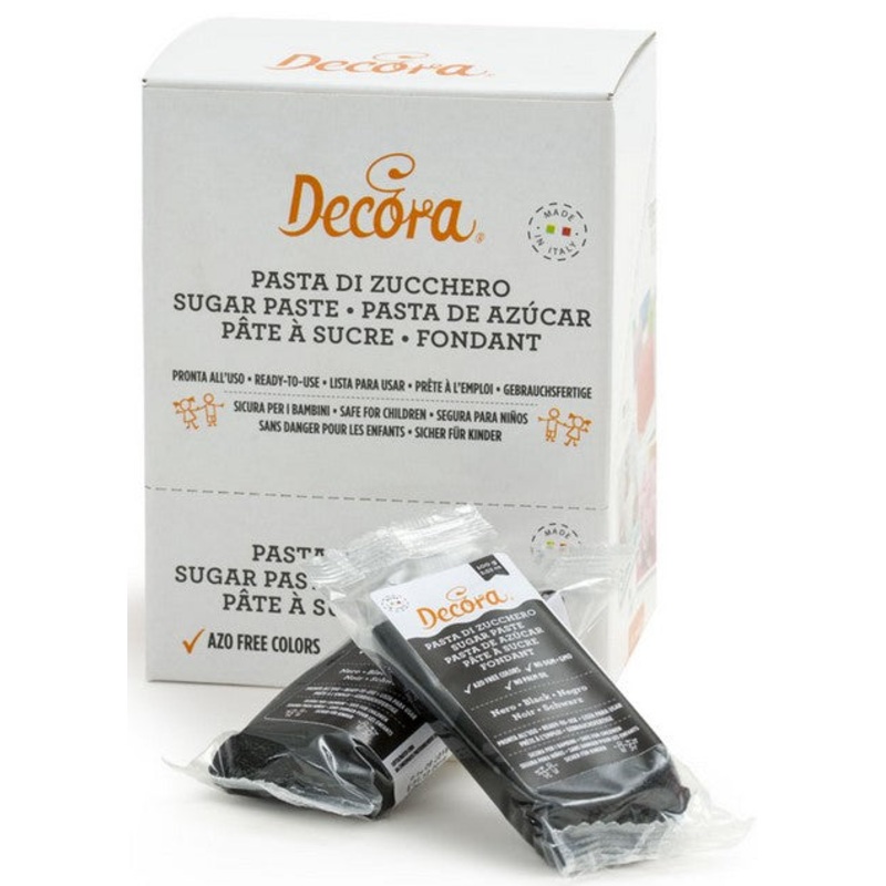 Decora Sugar Paste - Black